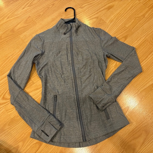 Lululemon Define Jacket - Size 4 - Grey Brushed Knit - Picture 1 of 2